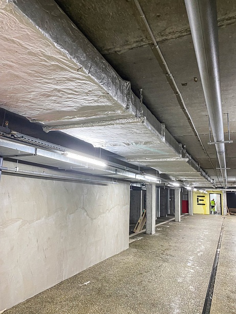 Система дымоудаления и подпора для жилых домов с подземными паркингами